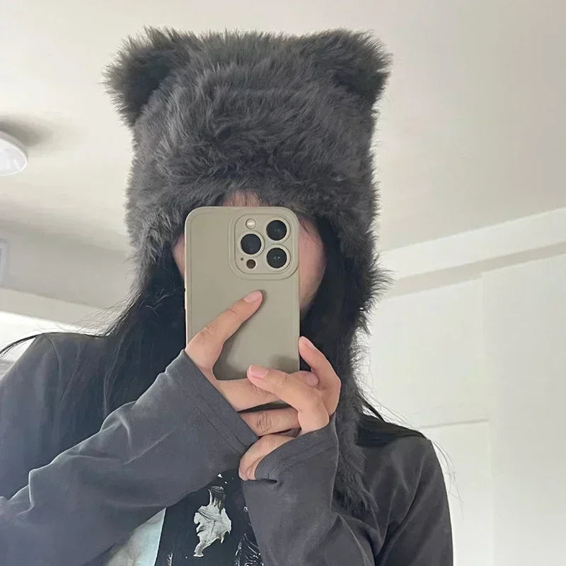 Plush Cat Ears Hat [Chic & Cozy]