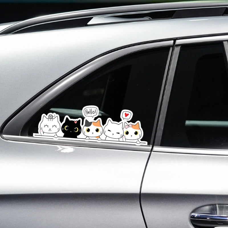 Cute Cat Vinyl Waterproof Sticker [CUTE!]