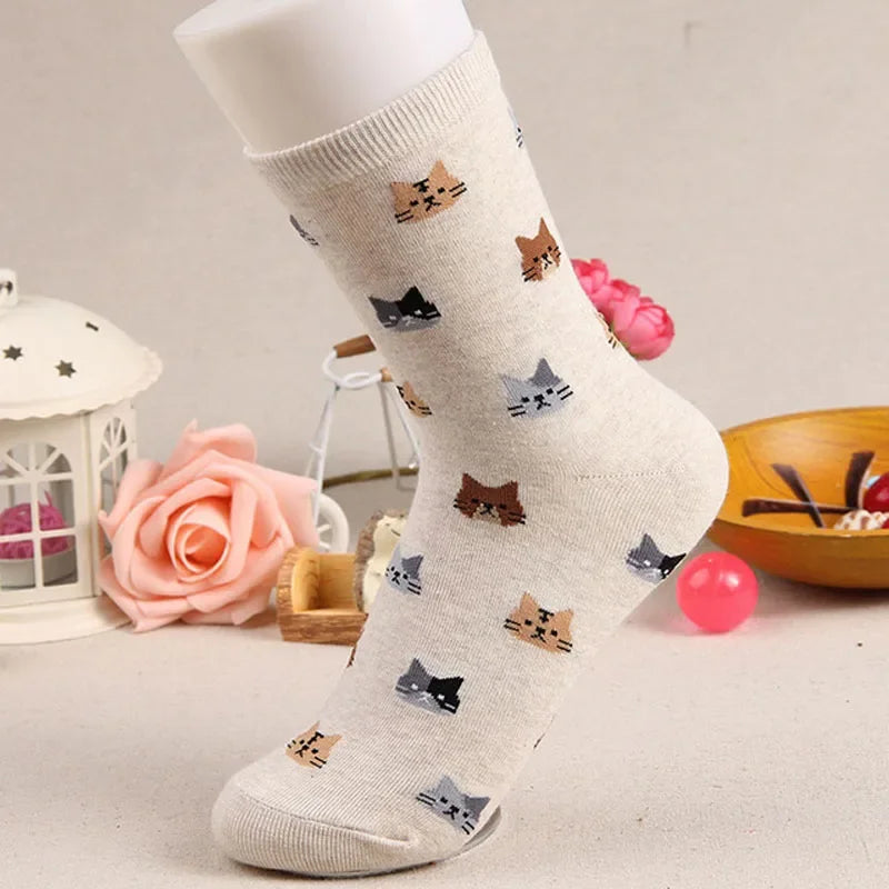 Women's Cat Socks [Pawsitively Comfortable]