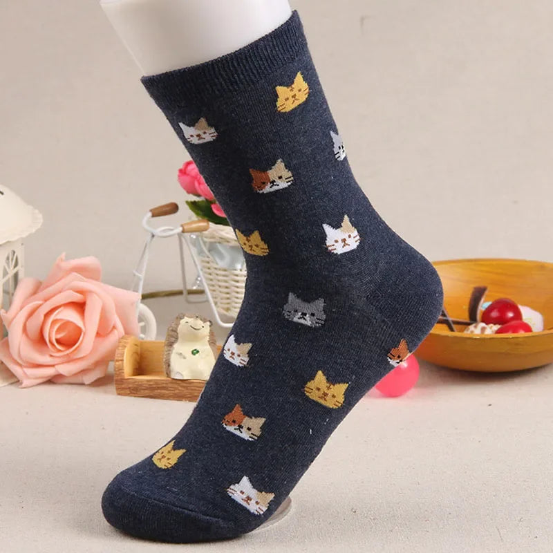 Women's Cat Socks [Pawsitively Comfortable]