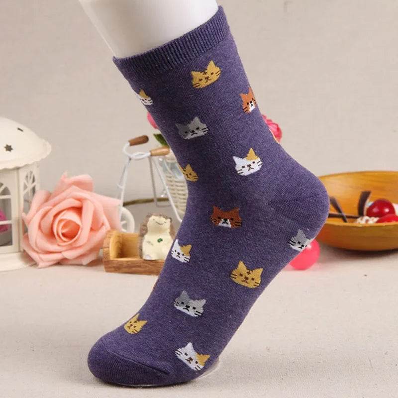 Women's Cat Socks [Pawsitively Comfortable]