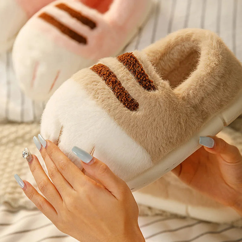 Cat paw feet slippers [SO FLUFFY]