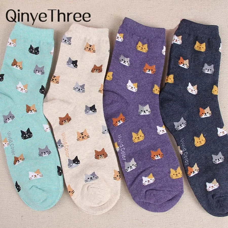 Women's Cat Socks [Pawsitively Comfortable]