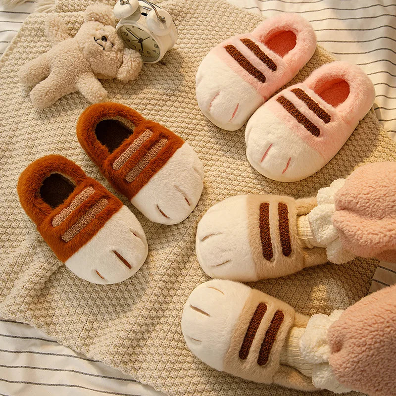 Cat paw feet slippers [SO FLUFFY]