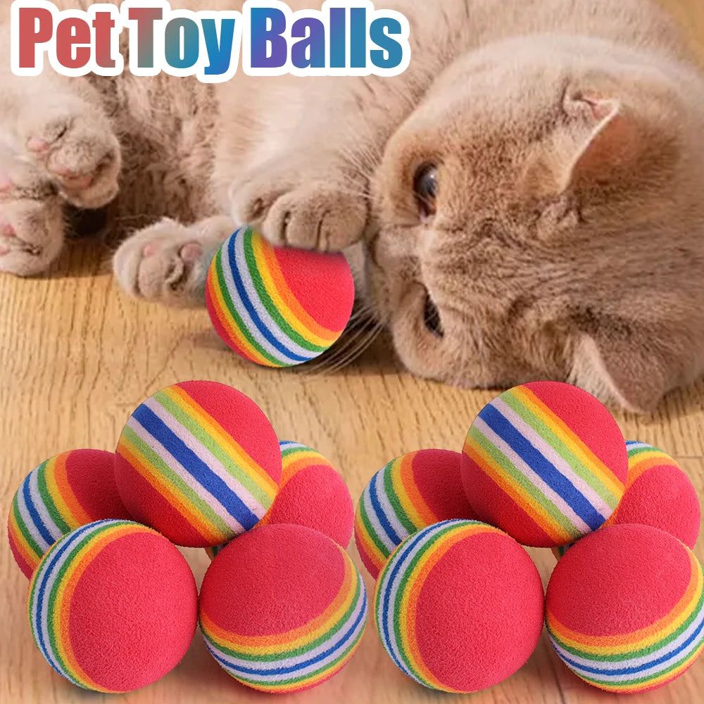 Colorful Cat Toy Ball! [Chasing Rainbows!]